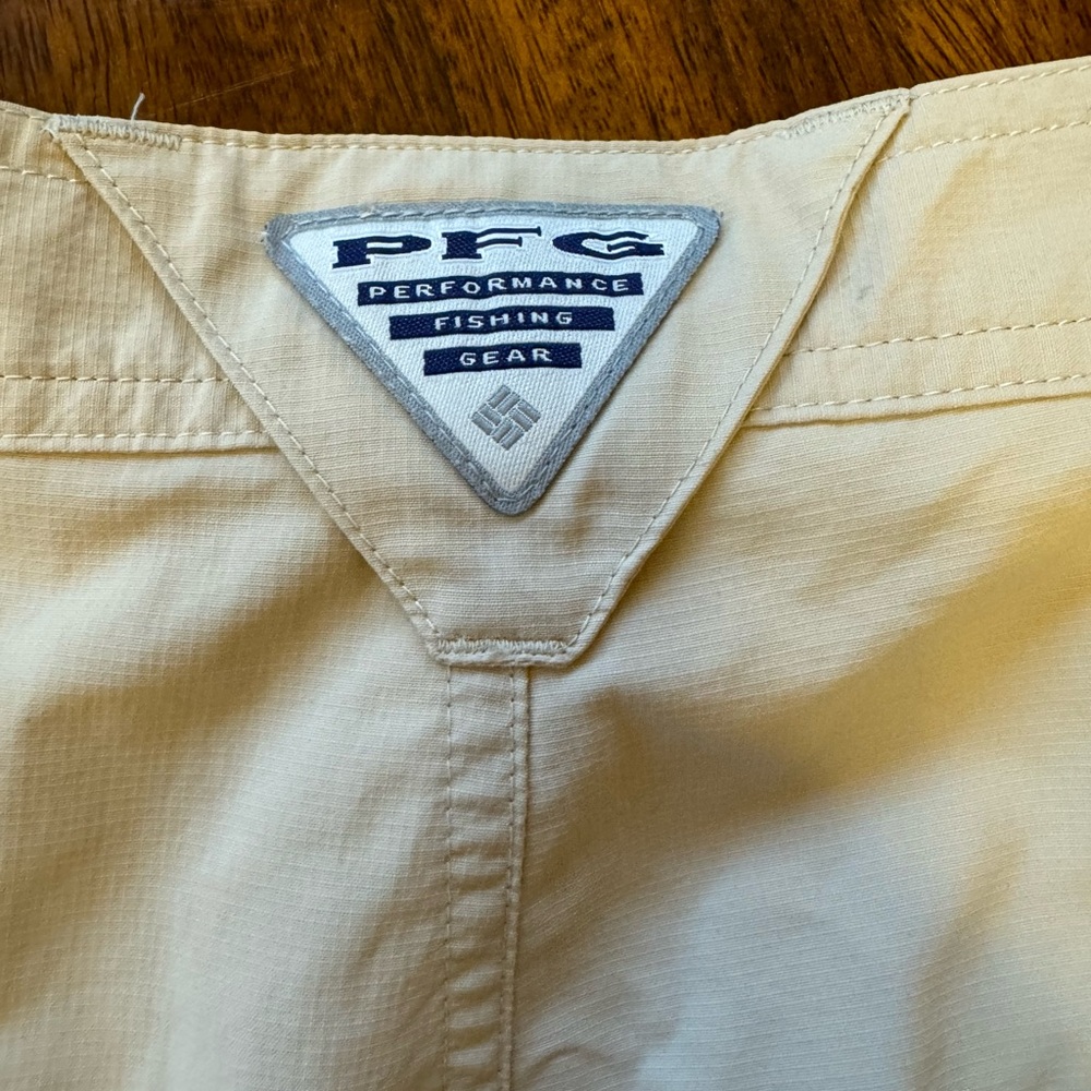 Columbia Sportswear Performance Fishing Gear cargo khaki shorts men’s 38 - Picture 9 of 14